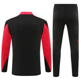 Bayern München Sweat de Treino 2024-25 Quarter-Zip Preta